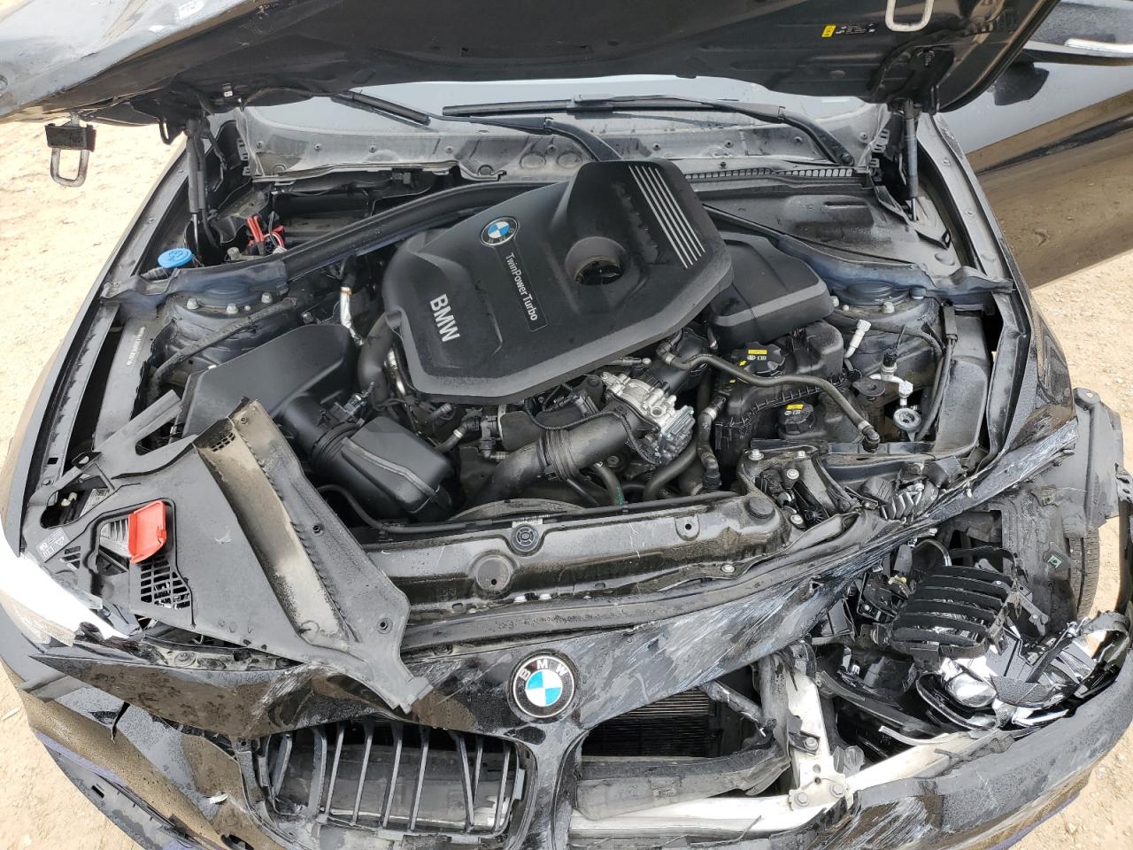 2019 BMW 4er VIN WBA4J3C55KBL09071 Copart auction photo, front end / mechanical damage thumbnail 13