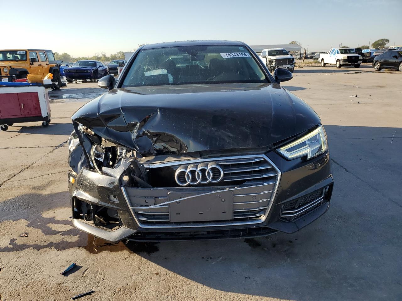 2017 Audi A4 VIN WAUENAF47HN040983 Copart auction photo, front end damage thumbnail 5