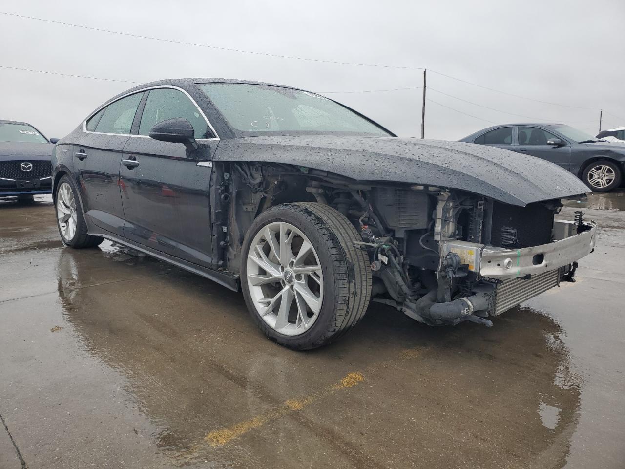 2020 Audi A5 VIN WAUANCF56LA001837 Copart auction photo, front end damage thumbnail 4