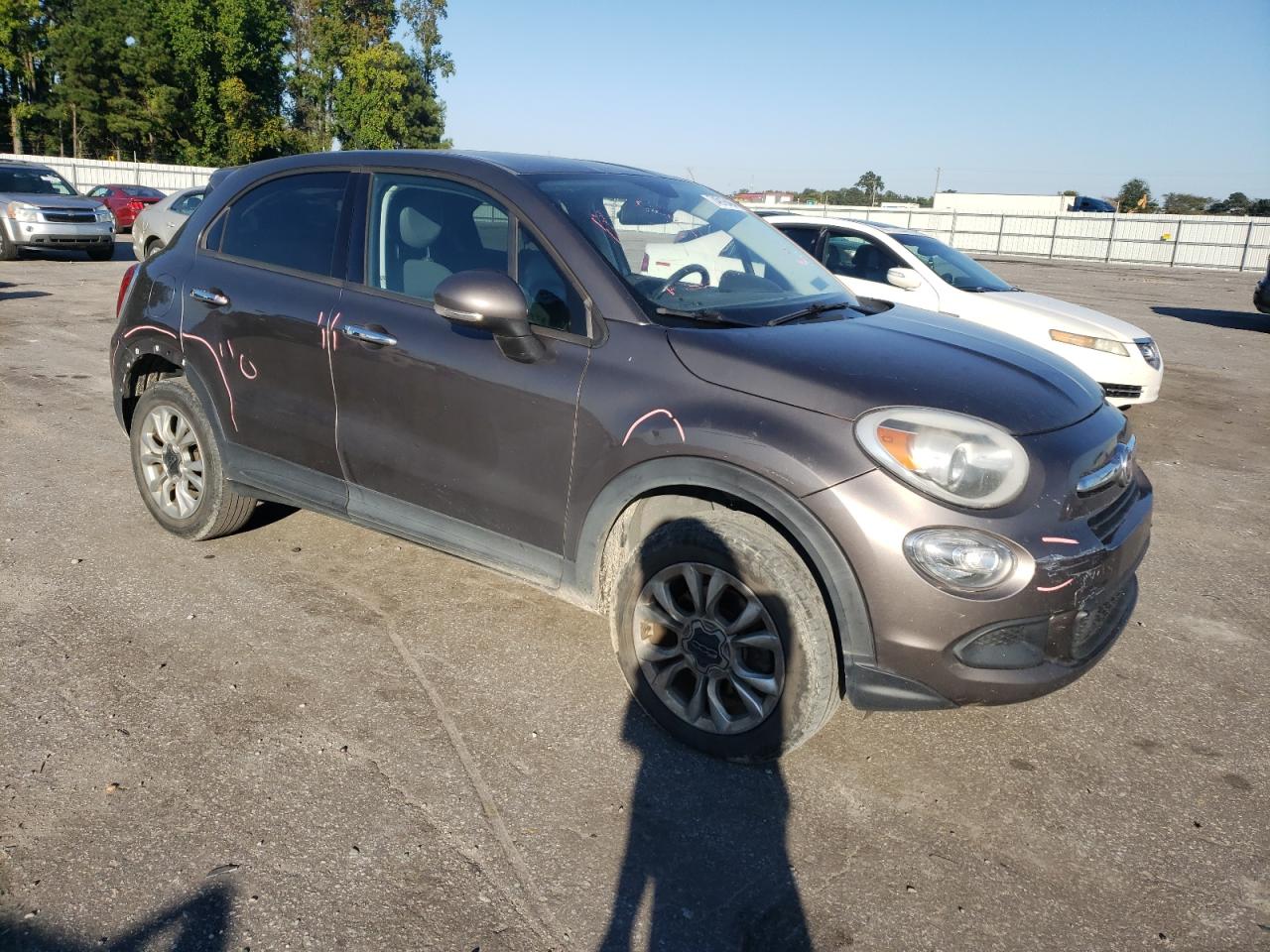 2016 Fiat 500 VIN ZFBCFYBT4GP370826 Copart auction photo, all over damage thumbnail 4