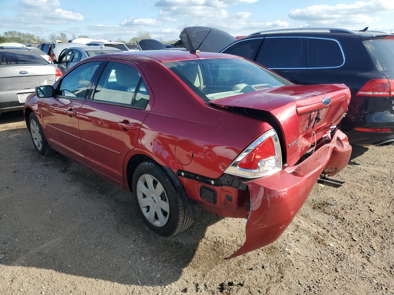 2009 Ford Fusion VIN 3FAHP06Z59R170748 Copart auction photo, rear end damage thumbnail 2