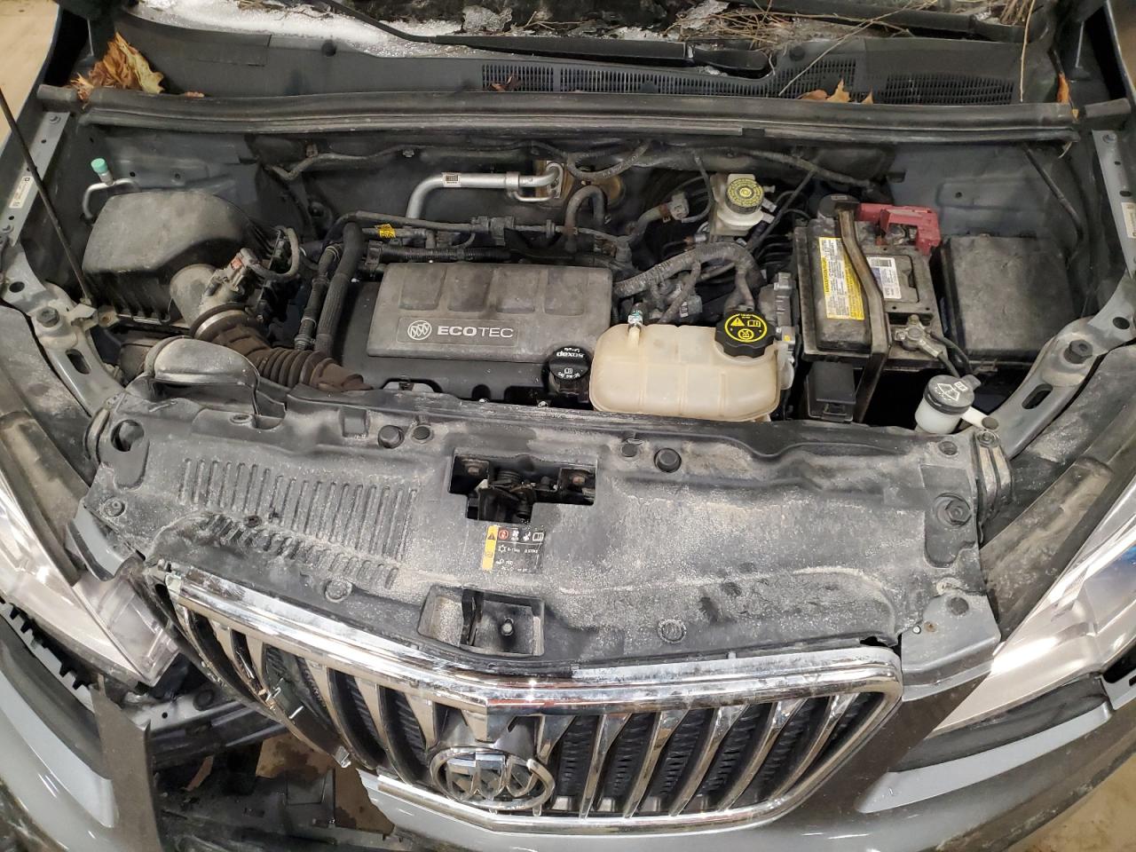 2015 Buick Encore VIN KL4CJASB9FB034864 Copart auction photo, front end / side damage thumbnail 12