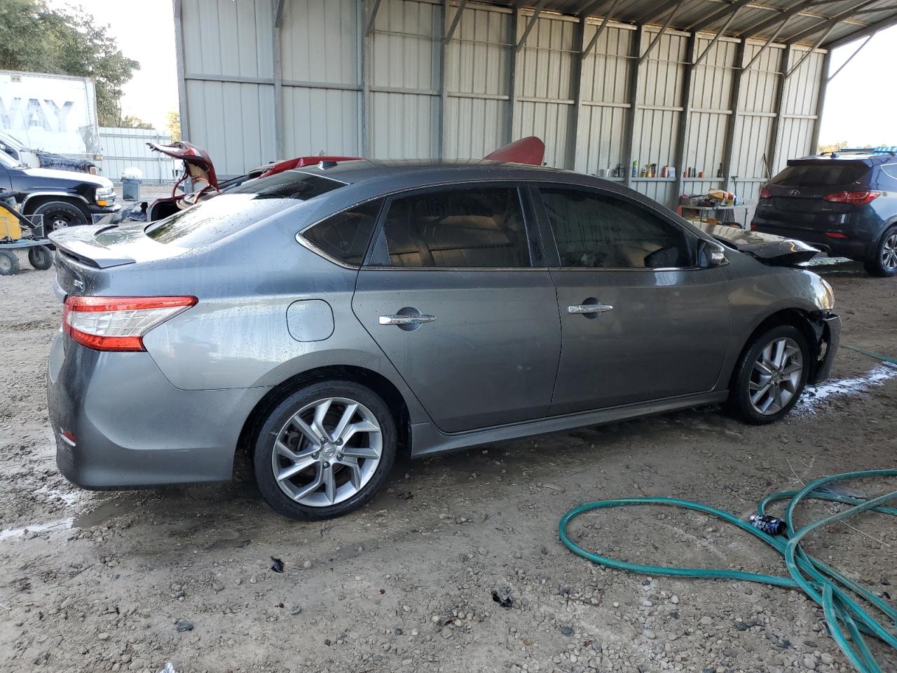 2015 Nissan Sentra VIN 3N1AB7AP0FY253081 Copart auction photo, front end damage thumbnail 3