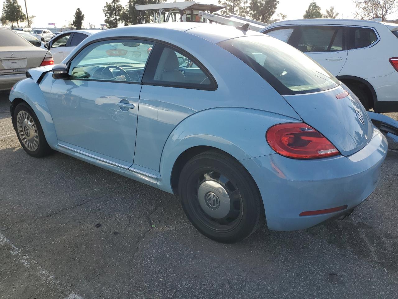 2015 Volkswagen Beetle VIN 3VWJ17AT7FM643600 Copart auction photo, front end damage thumbnail 2