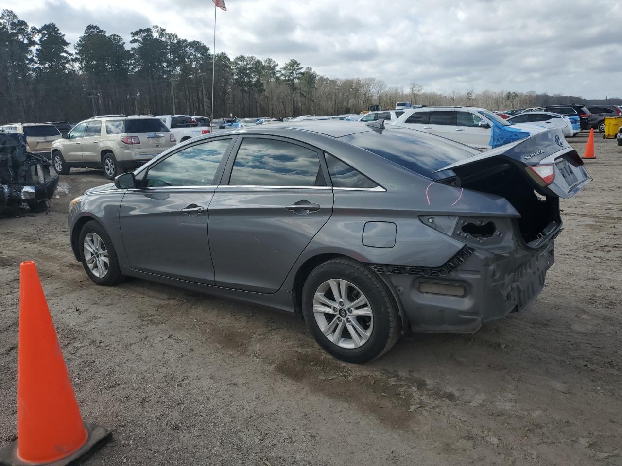 2013 Hyundai Sonata VIN 5NPEB4AC4DH791688 Copart auction photo, rear end damage thumbnail 2
