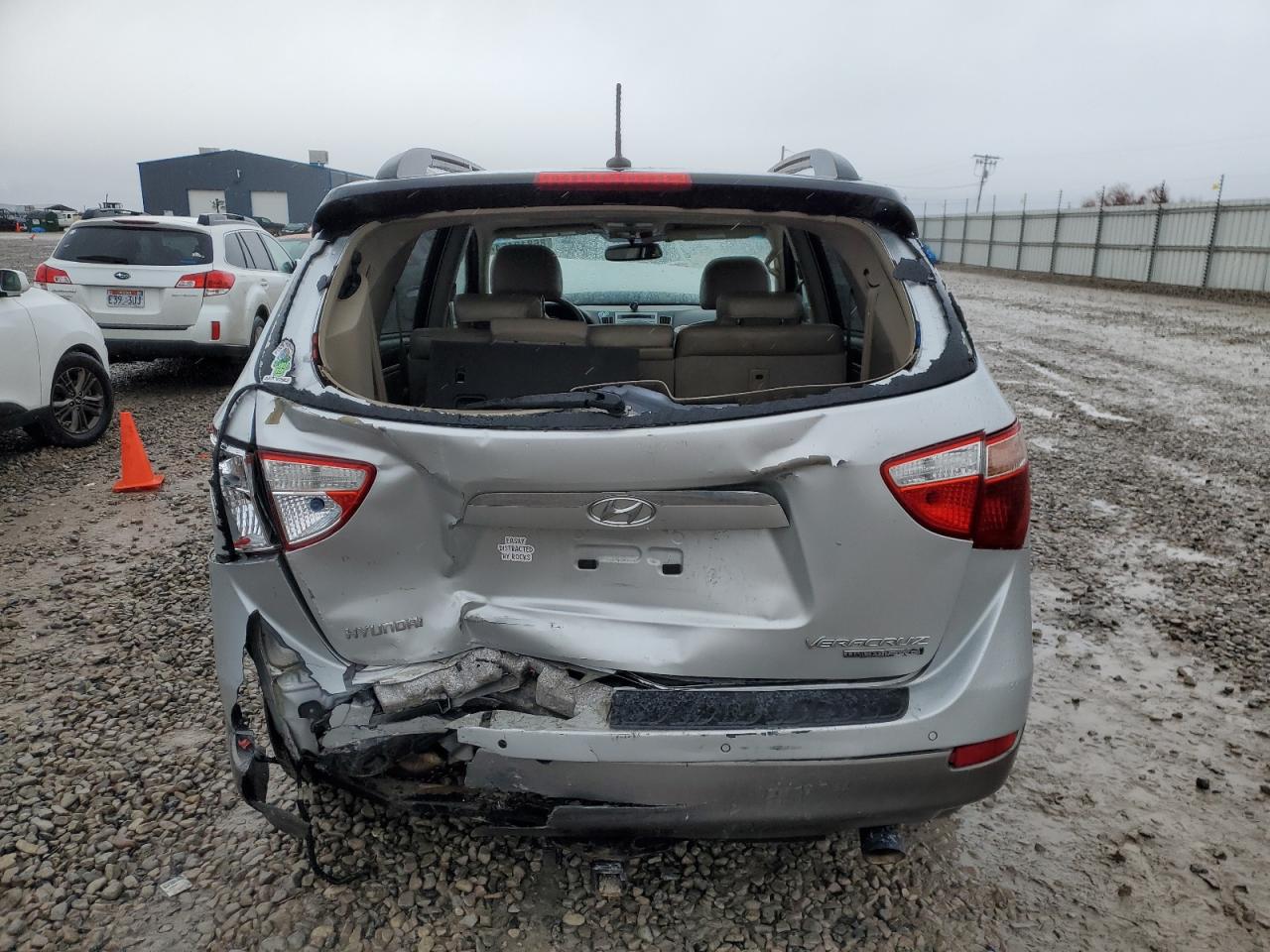 2010 Hyundai Veracruz VIN KM8NUDCC1AU122833 Copart auction photo, all over damage thumbnail 6