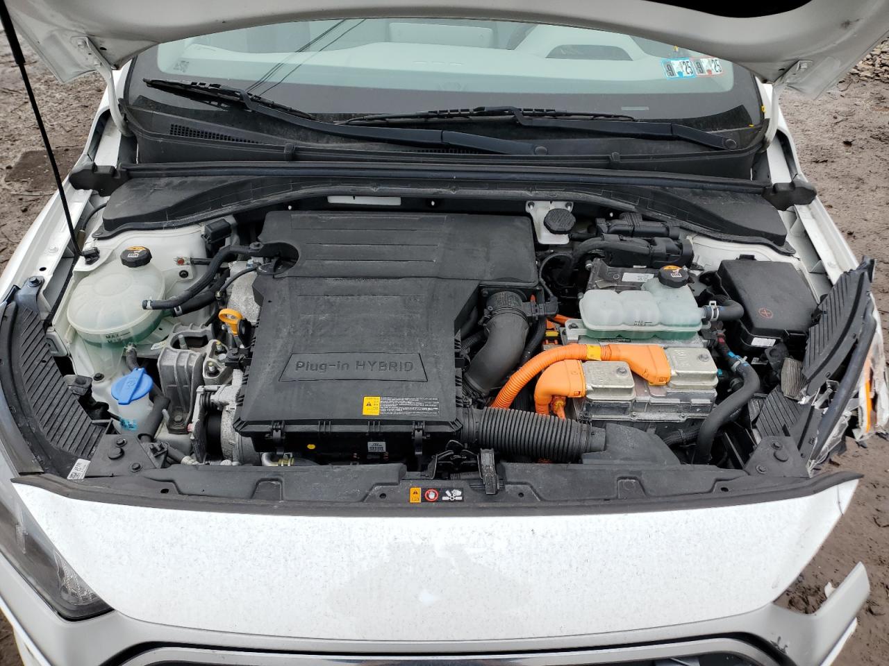 2020 Hyundai IONIQ VIN KMHC75LD8LU228535 Copart auction photo, front end / side damage thumbnail 13