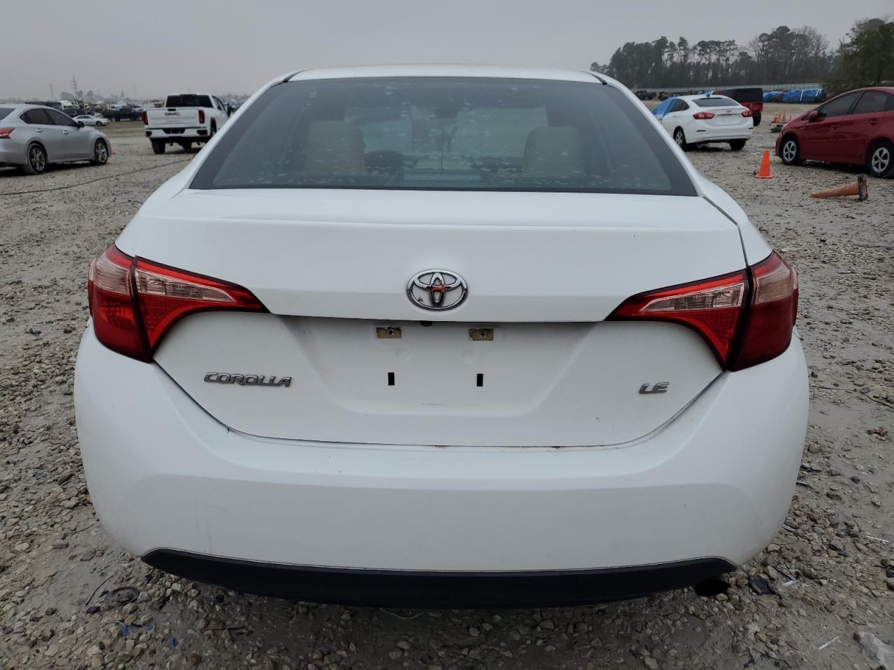 2017 Toyota Corolla VIN 5YFBURHE1HP597405 Copart auction photo, front end / side damage thumbnail 6