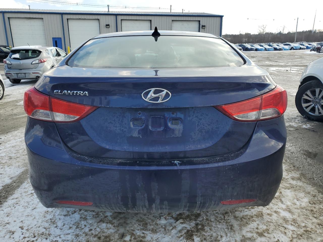2013 Hyundai Elantra VIN 5NPDH4AEXDH424029 Copart auction photo, front end damage thumbnail 6