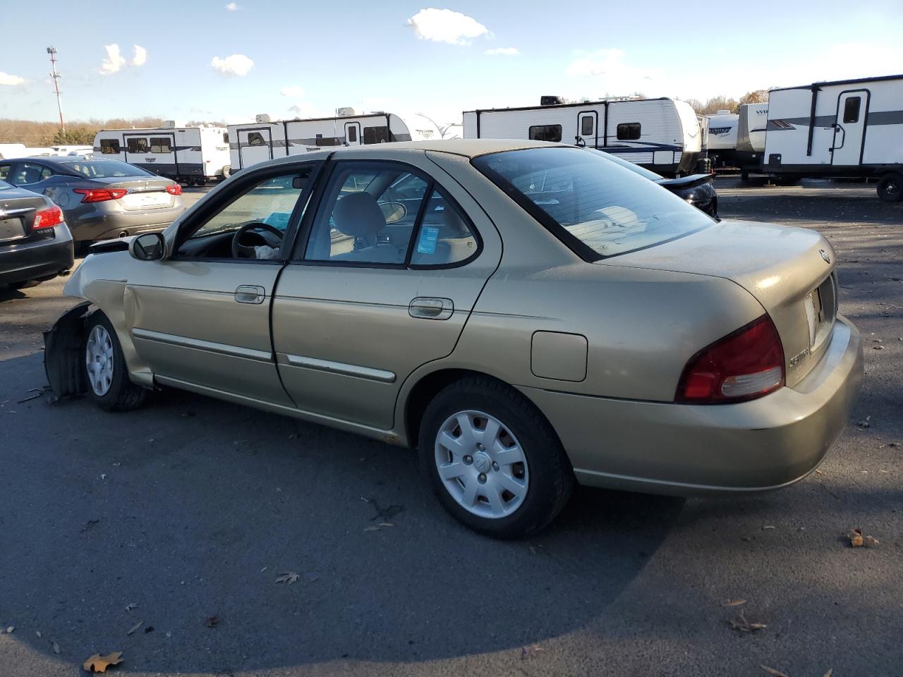 2001 Nissan Sentra VIN 3N1CB51D21L515160 Copart auction photo, front end damage thumbnail 2