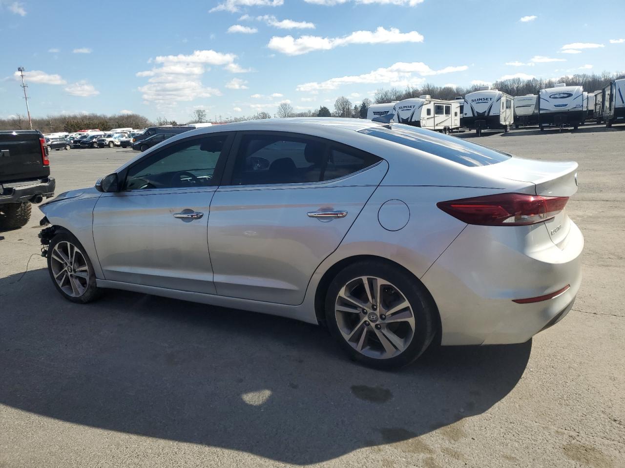 2017 Hyundai Elantra VIN 5NPD84LF9HH033689 Copart auction photo, front end damage thumbnail 2