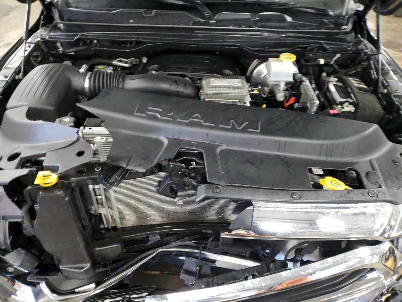 2021 RAM 1500 VIN 1C6SRFFT1MN664536 Copart auction photo, front end damage thumbnail 11