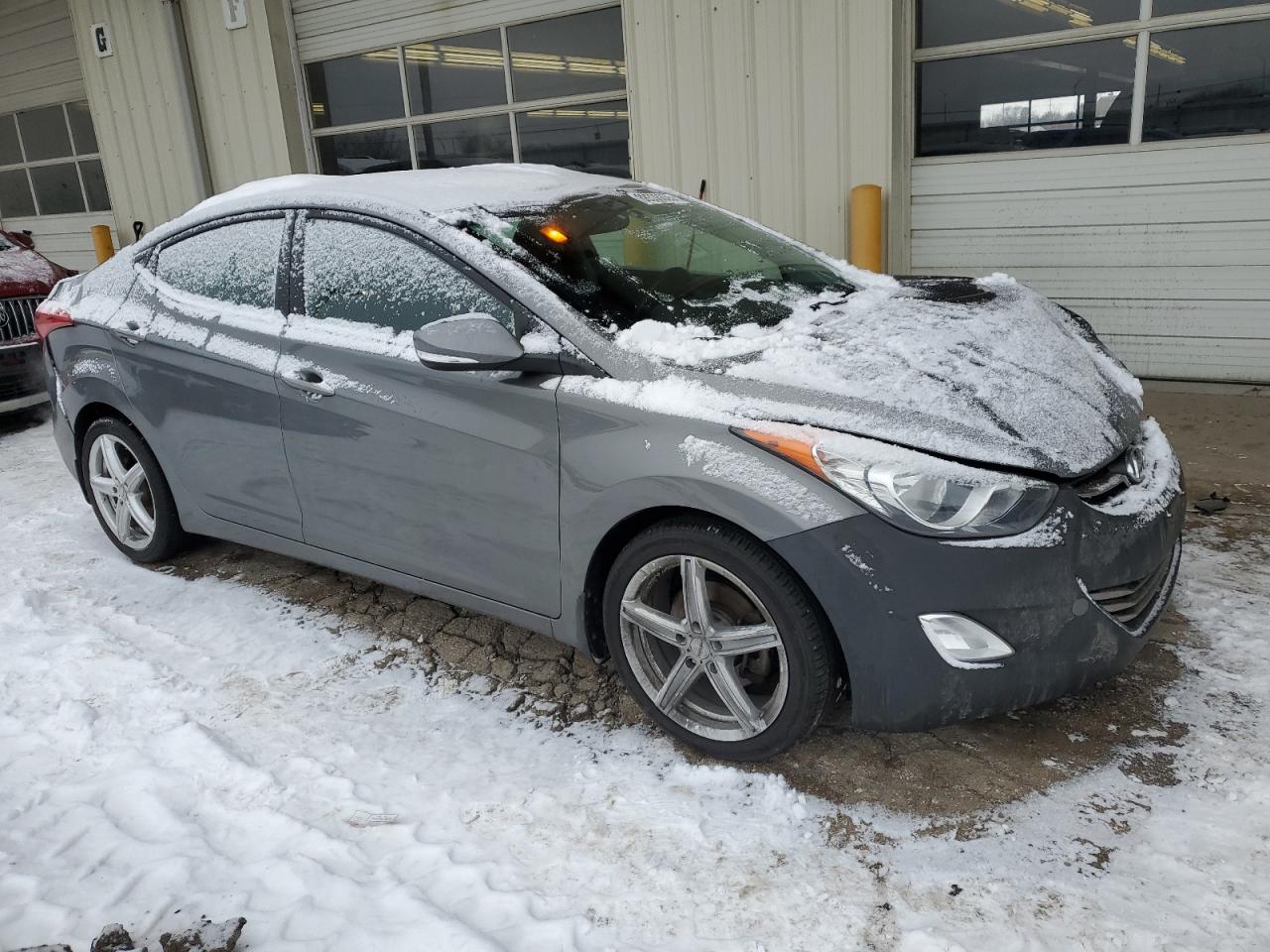 2013 Hyundai Elantra VIN 5NPDH4AE6DH239069 Copart auction photo, front end damage thumbnail 4