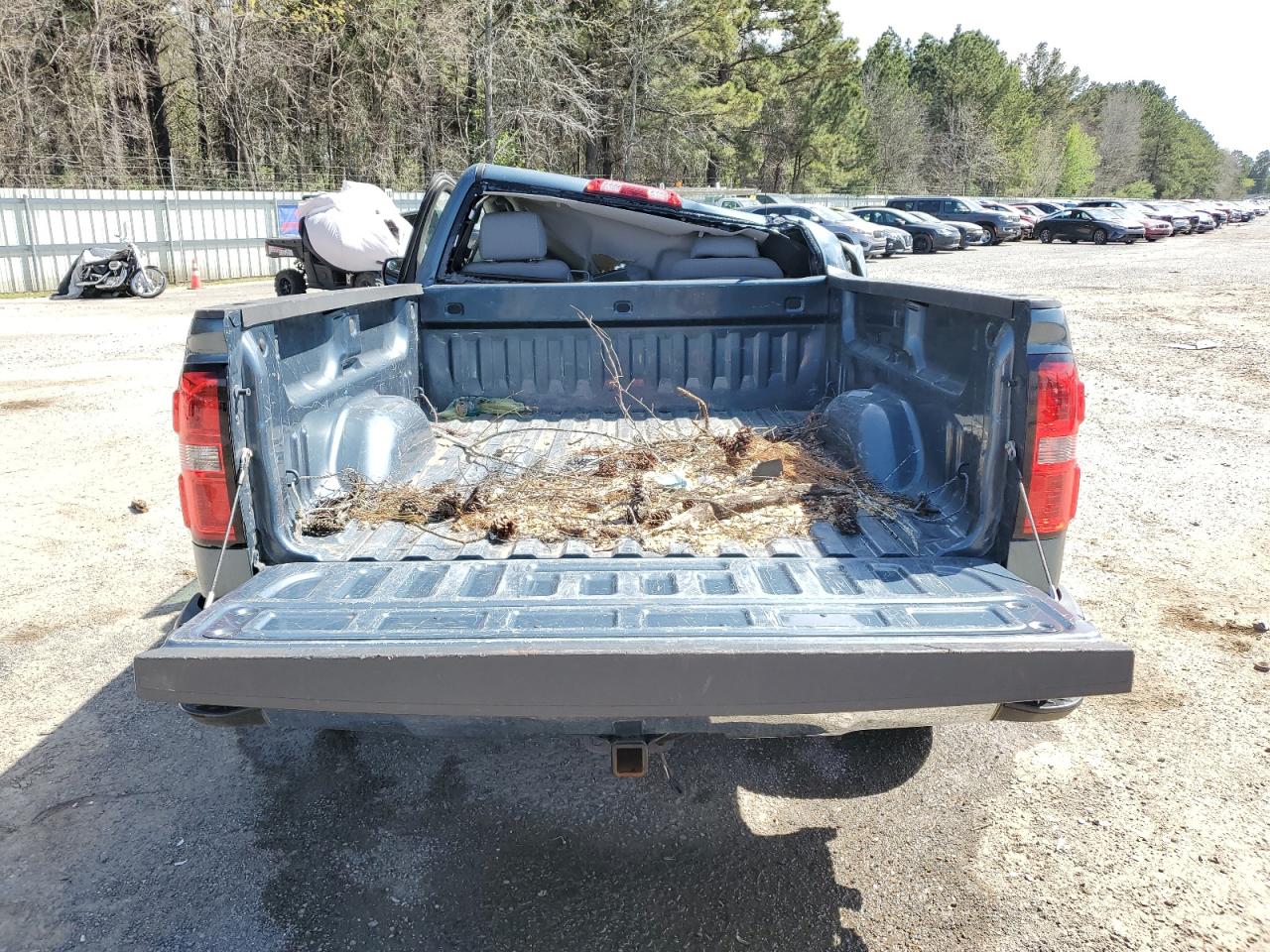 2014 GMC Sierra VIN 1GTN1TEH7EZ350960 Copart auction photo, top/roof damage thumbnail 10