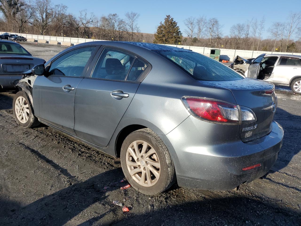 2012 Mazda 3 VIN JM1BL1V7XC1664882 Copart auction photo, front end damage thumbnail 2