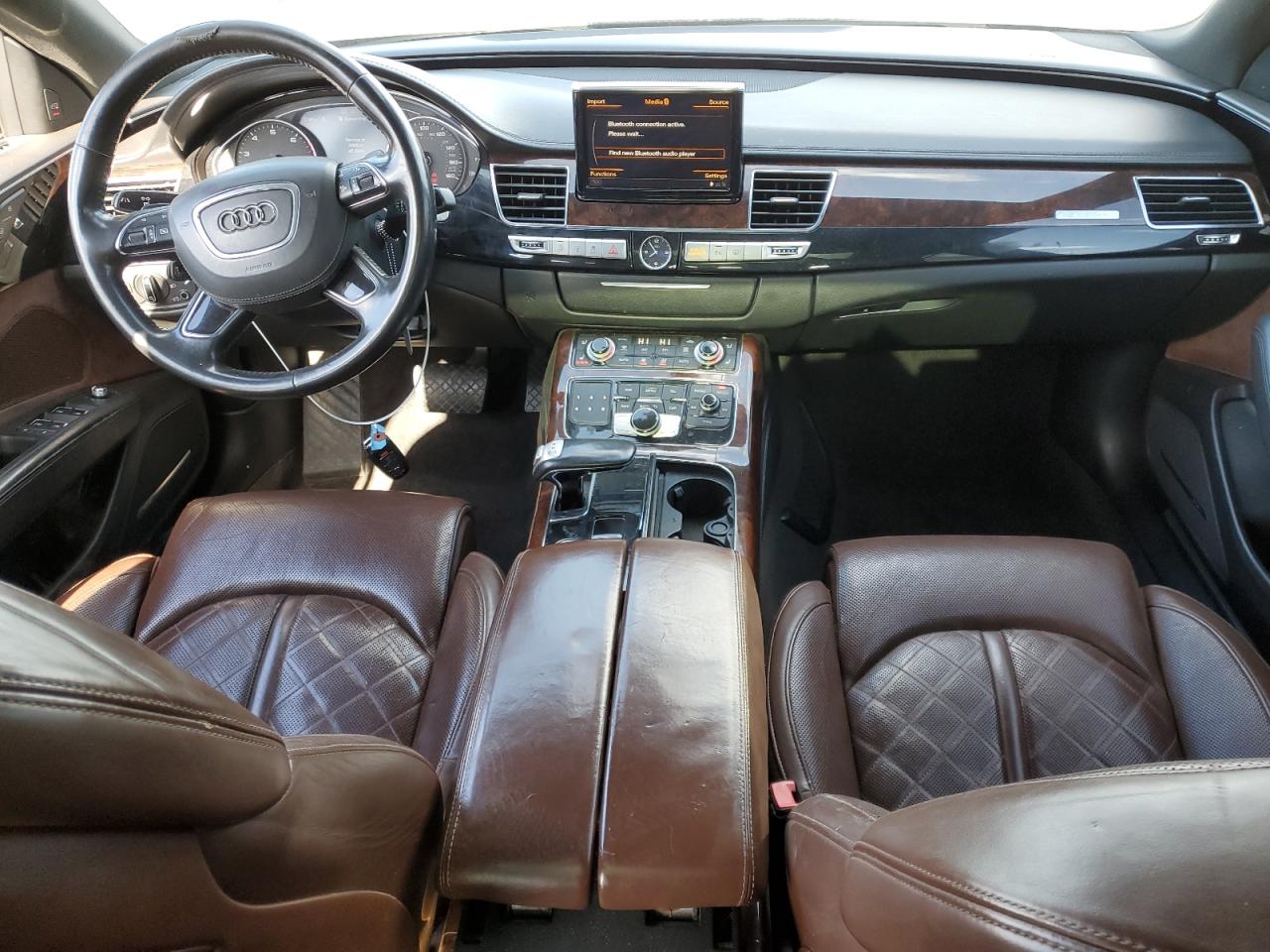 2013 Audi A8 VIN WAURGAFD2DN029976 Copart auction photo, front end damage thumbnail 8