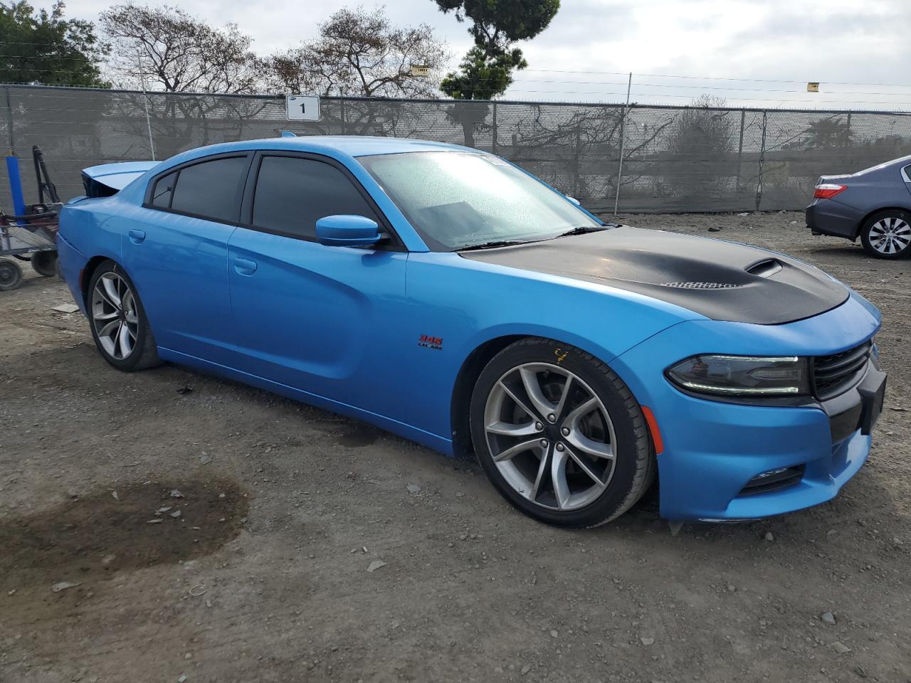 2016 Dodge Charger VIN 2C3CDXCT9GH104559 Copart auction photo, rear end / minor dent/scratches damage thumbnail 4