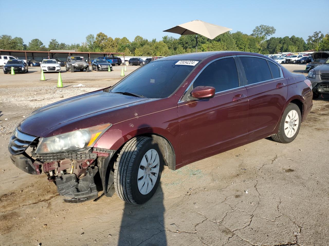 2012 Honda Accord VIN 1HGCP2F36CA040539