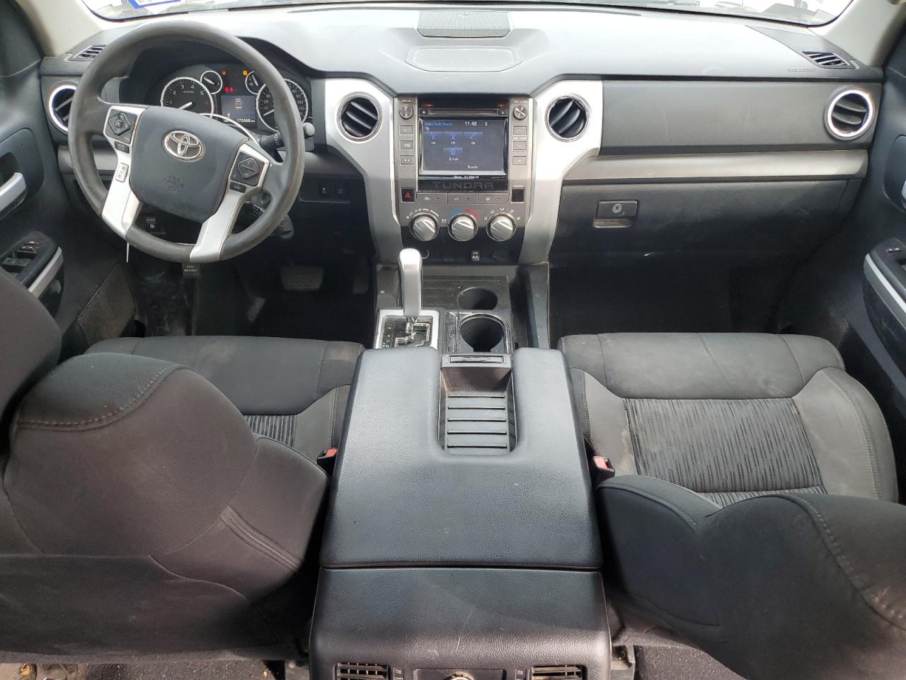 2014 Toyota Tundra VIN 5TFEY5F17EX149886 Copart auction photo, side / front end damage thumbnail 8