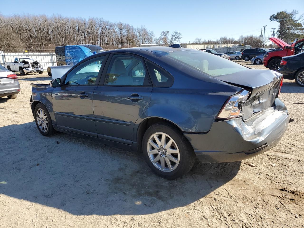 2008 Volvo S40 VIN YV1MS382282384893 Copart auction photo, front end / rear end damage thumbnail 2