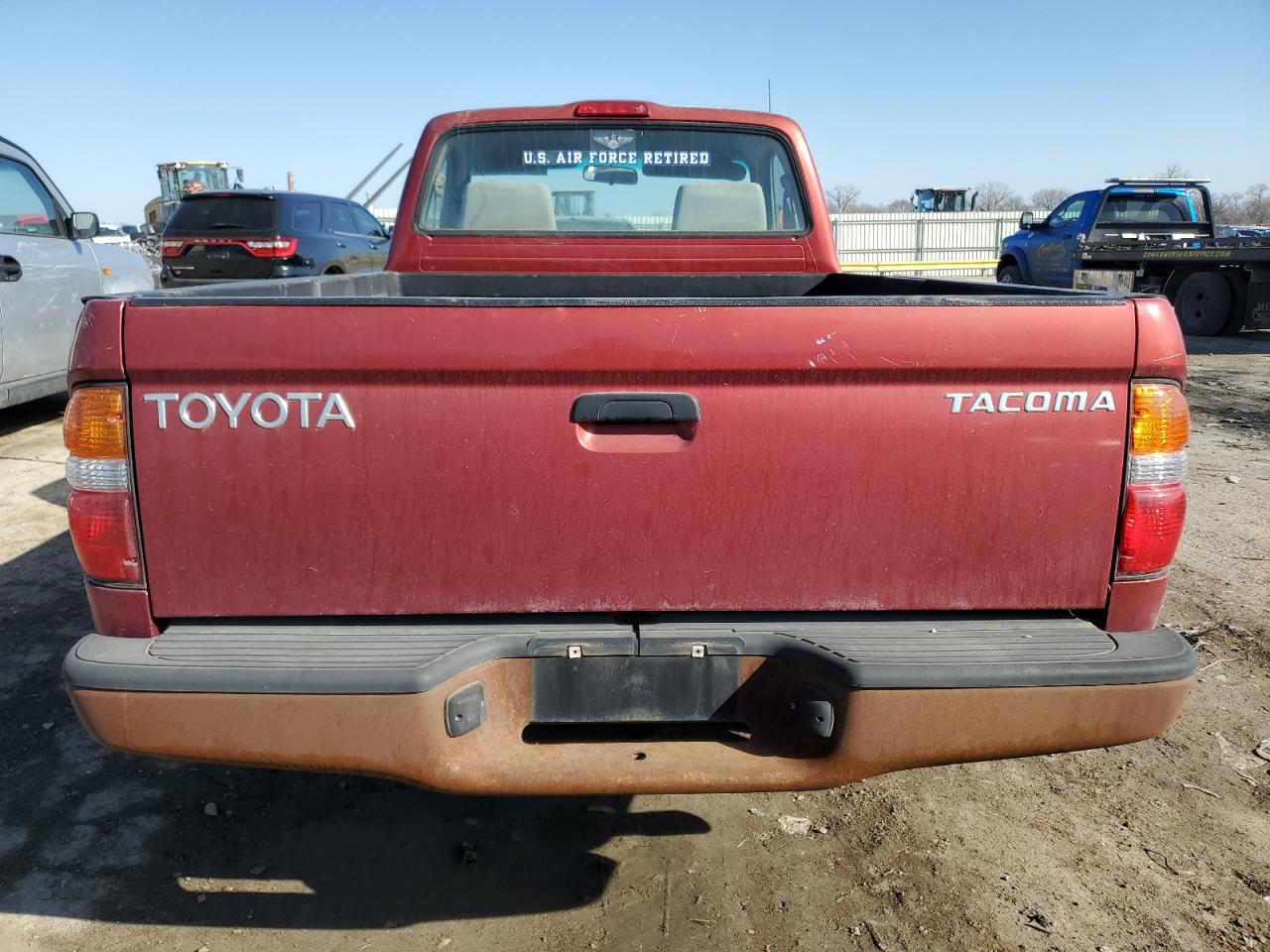 2002 Toyota Tacoma VIN 5TENL42N82Z078753 Copart auction photo, front end / side damage thumbnail 6