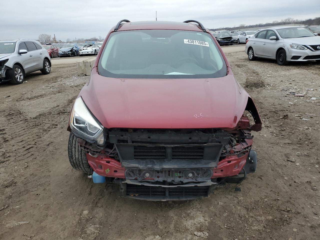2019 Ford Escape VIN 1FMCU0HD1KUC03351 Copart auction photo, front end damage thumbnail 5