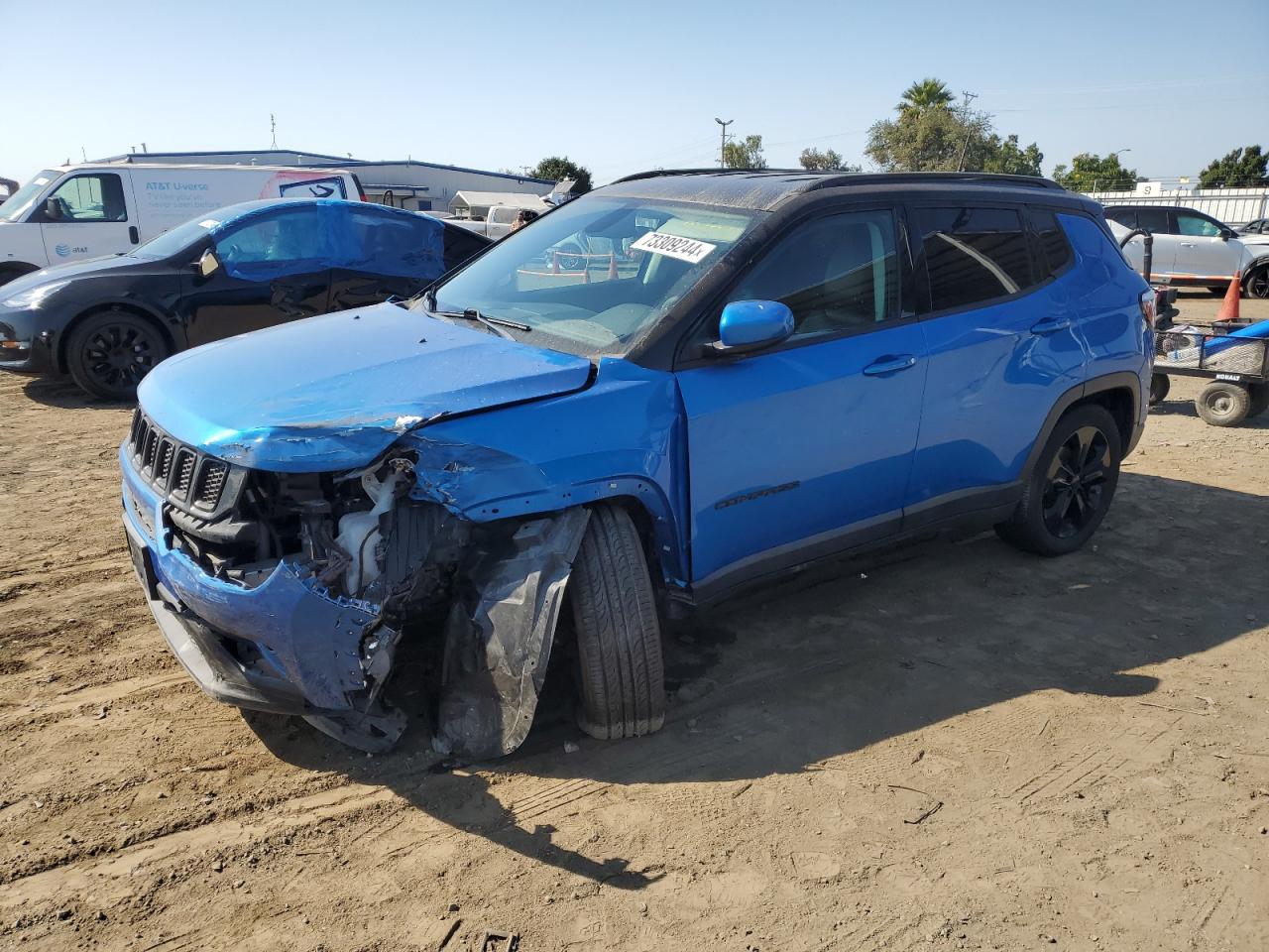 2021 Jeep Compass VIN 3C4NJCBBXMT567392