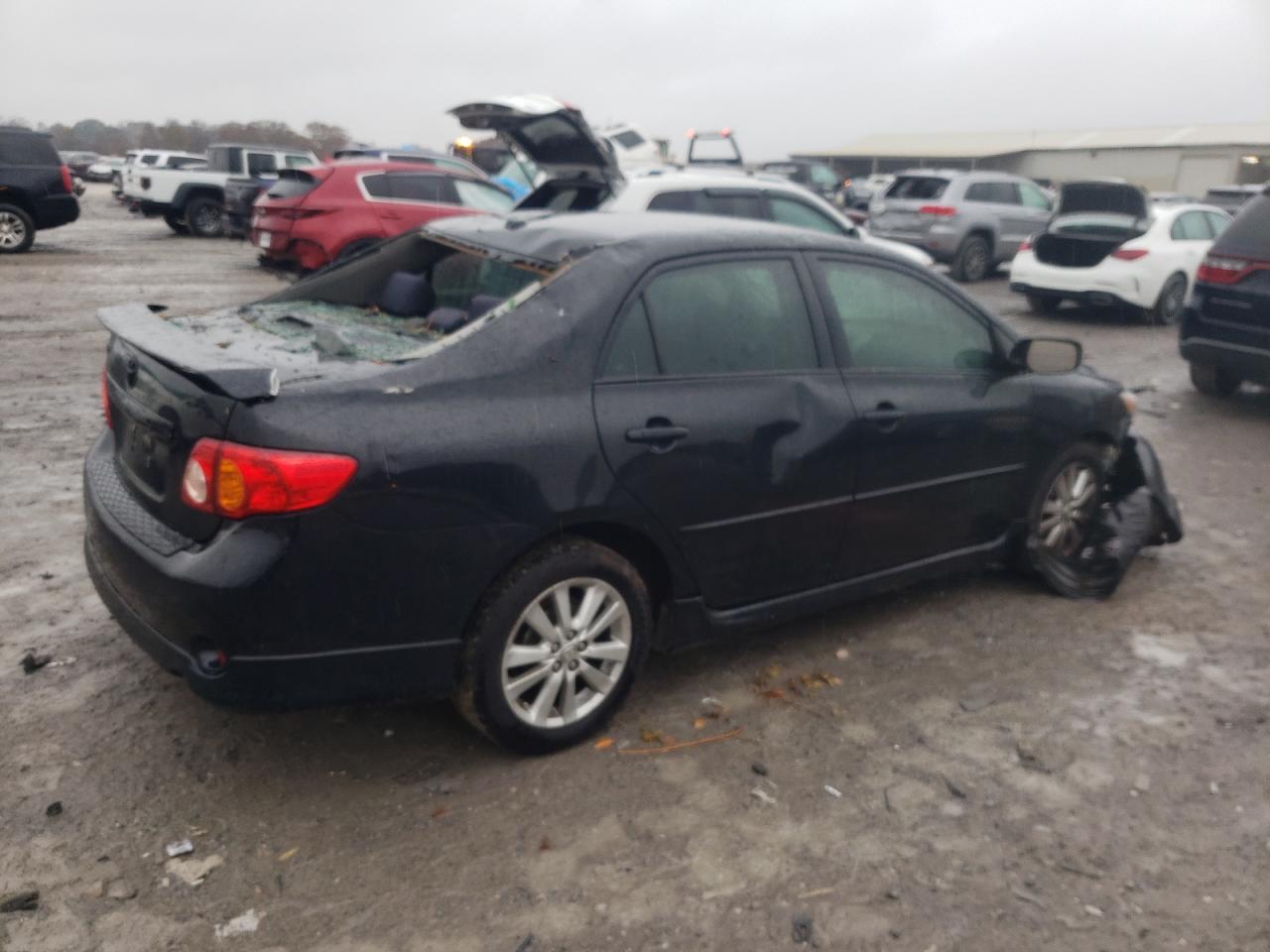 2010 Toyota Corolla VIN 2T1BU4EE5AC375432 Copart auction photo, all over damage thumbnail 3