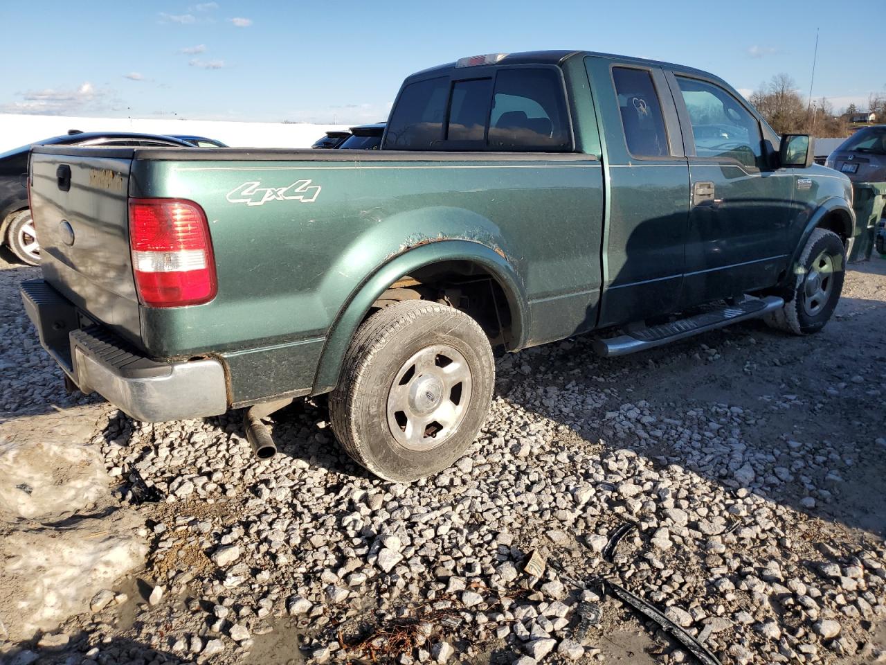 2007 Ford F-150 VIN 1FTPX14V57FB72506 Copart auction photo, rear end damage thumbnail 3