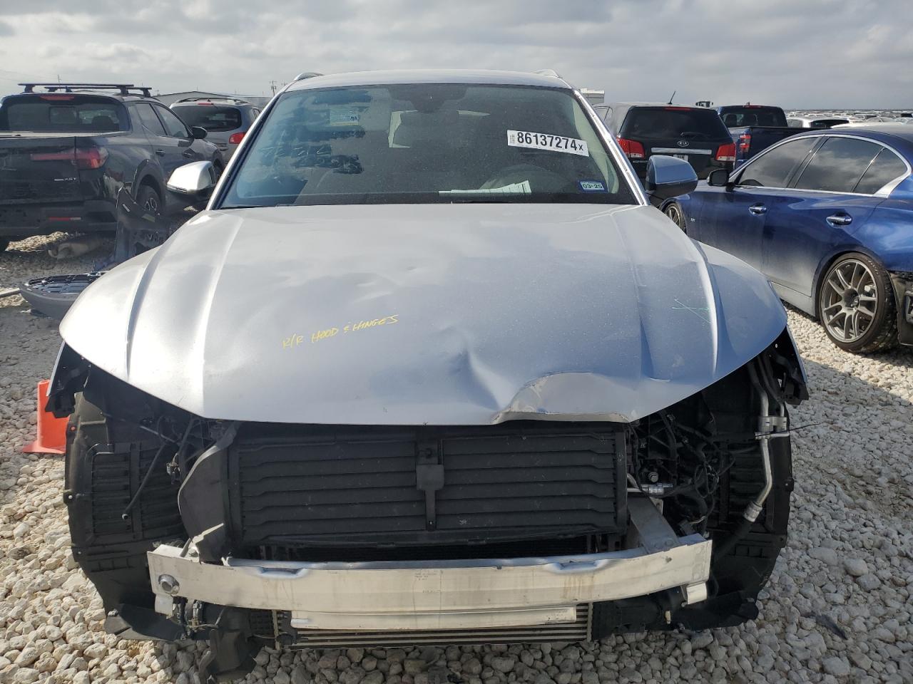 2023 Audi Q5 VIN WA1GAAFY1P2073790 Copart auction photo, all over damage thumbnail 5