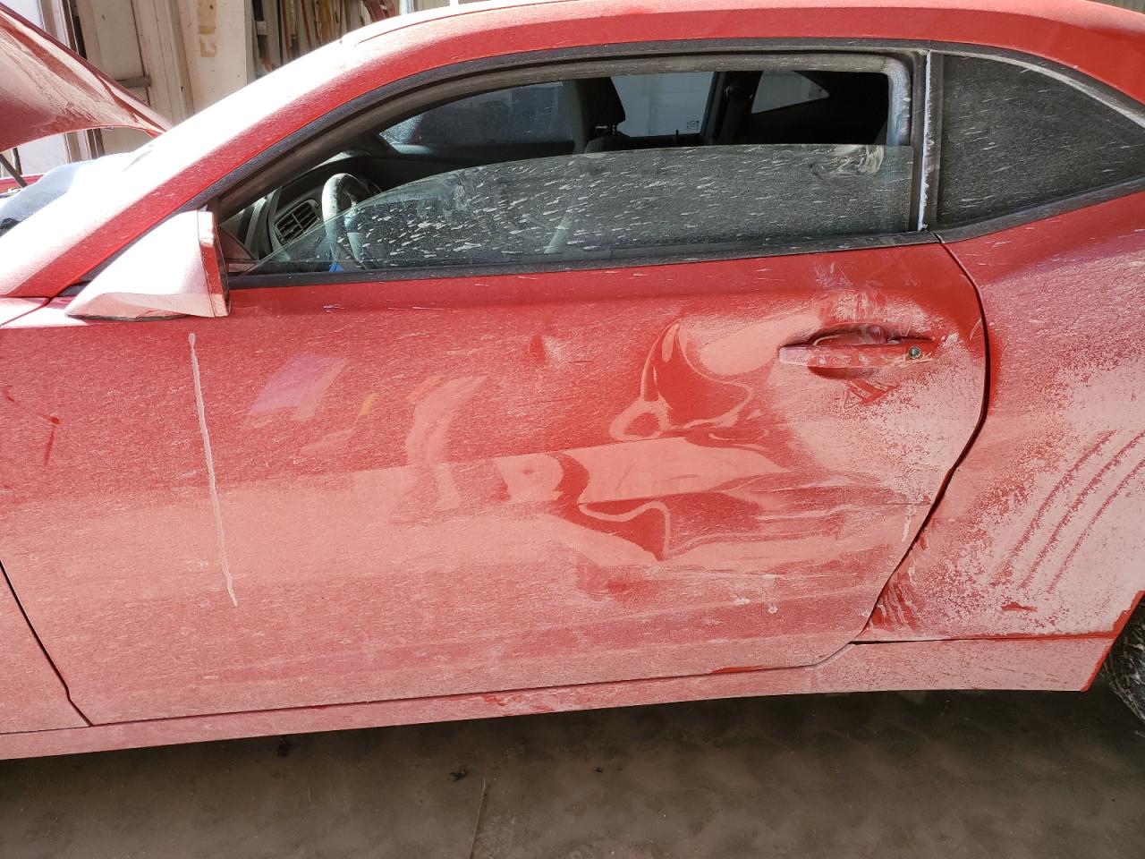 2014 Chevrolet Camaro VIN 2G1FB1E38E9296517 Copart auction photo, side damage thumbnail 7