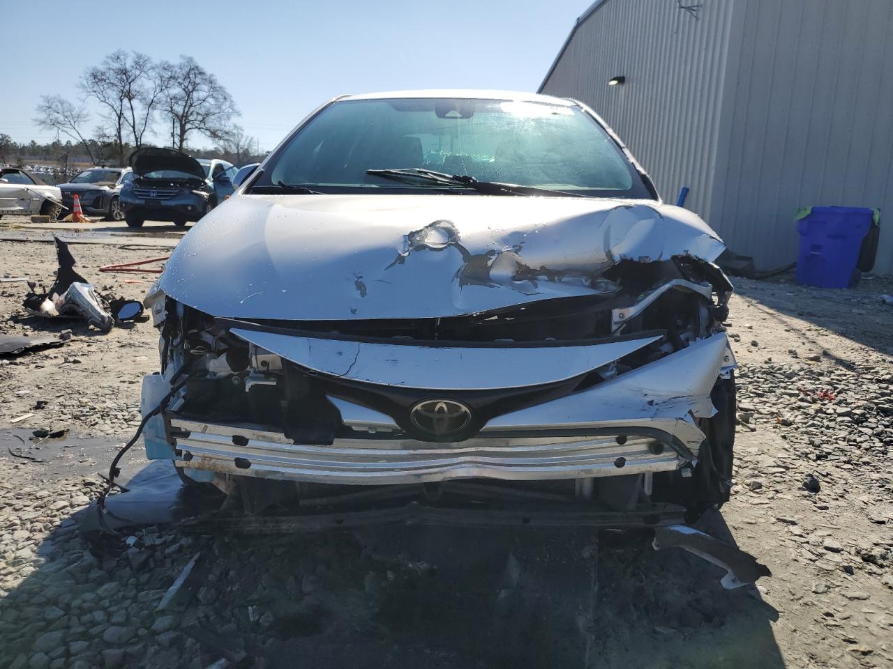 2019 Toyota Corolla VIN JTNK4RBE6K3054653 Copart auction photo, front end / water/flood damage thumbnail 5