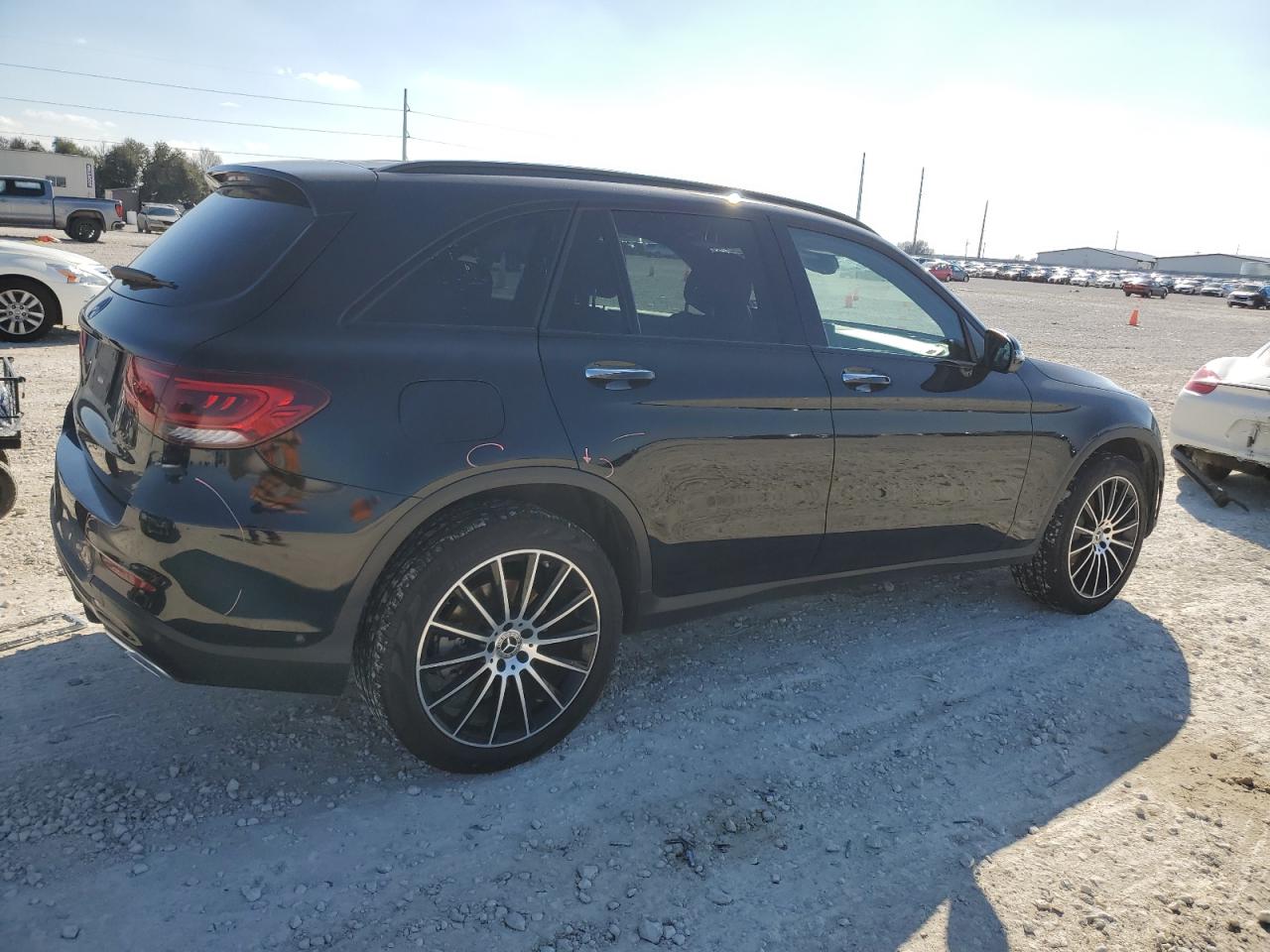 2021 Mercedes-Benz GLC VIN W1N0G8DBXMV321941 Copart auction photo, side damage thumbnail 3