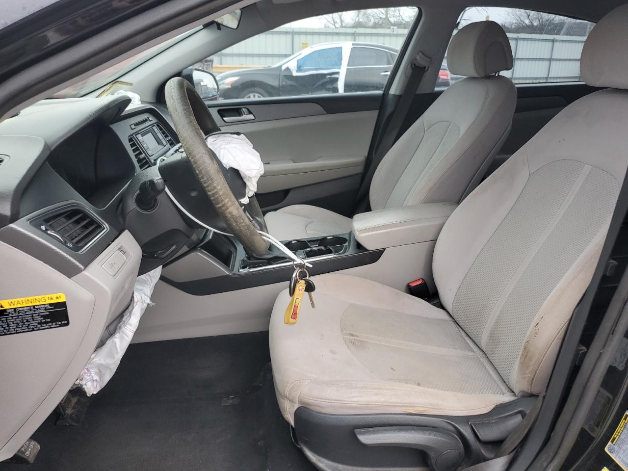 2015 Hyundai Sonata VIN 5NPE24AF3FH002346 Copart auction photo, front end / side damage thumbnail 7