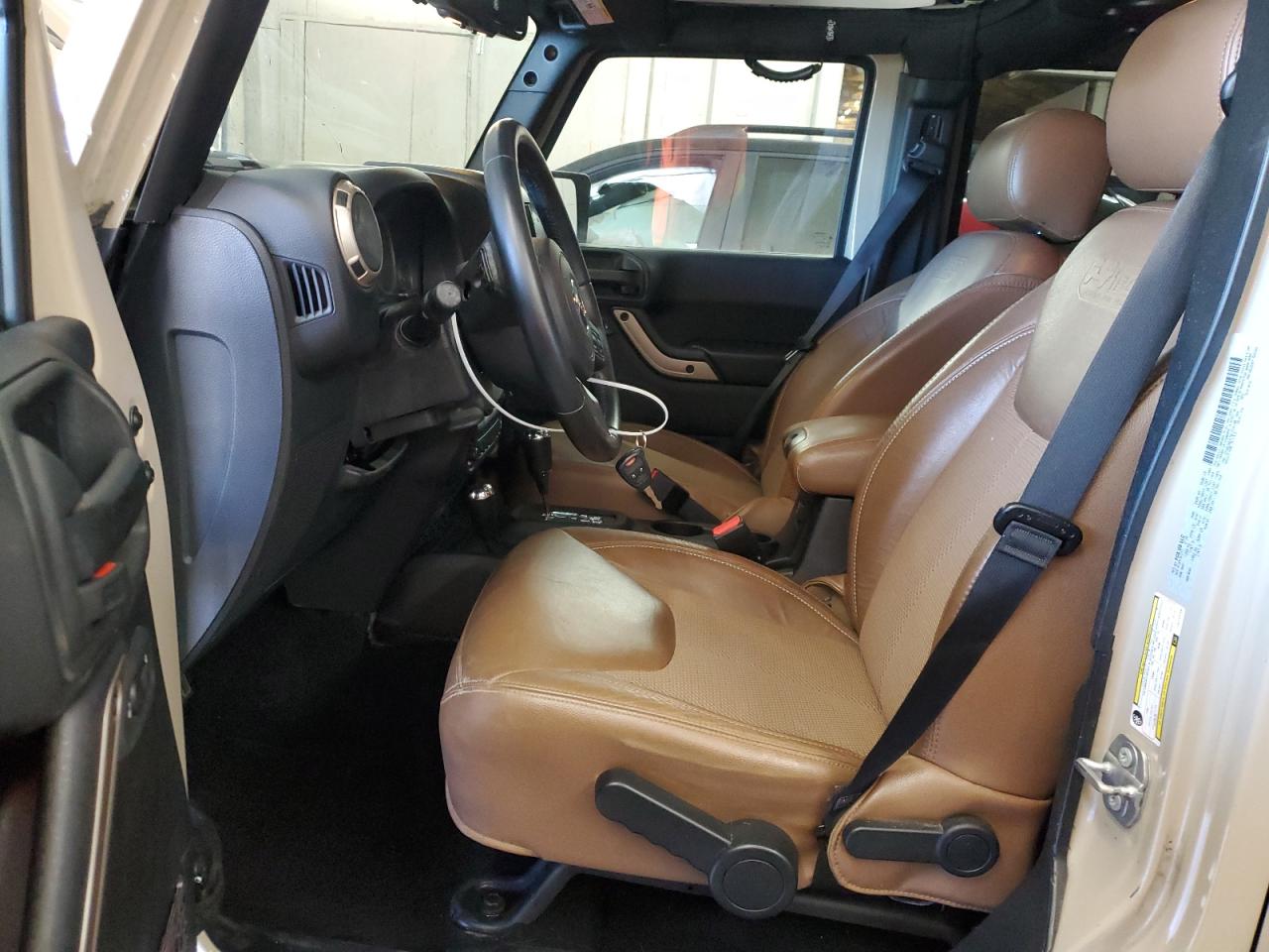 2016 Jeep Wrangler VIN 1C4BJWEG7GL214149 Copart auction photo, side / front end damage thumbnail 7