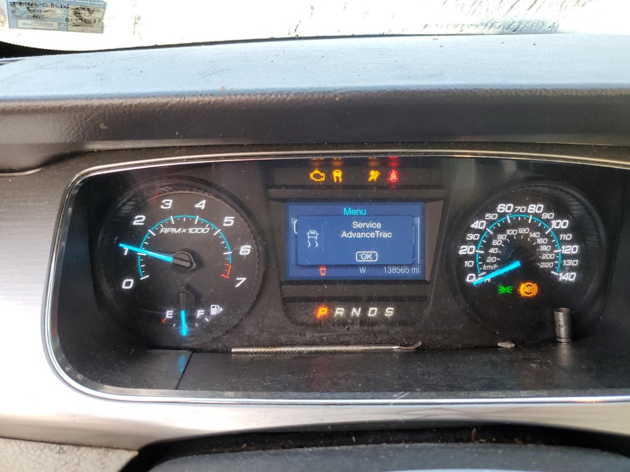 2013 Ford Taurus VIN 1FAHP2E85DG214512 Copart auction photo, front end damage thumbnail 9