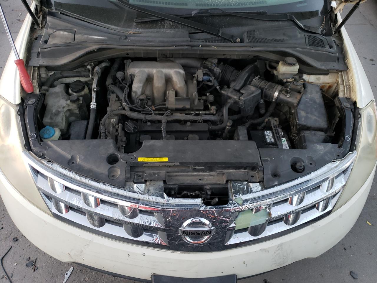 2003 Nissan Murano VIN JN8AZ08W13W235595 Copart auction photo, front end / rear end damage thumbnail 12