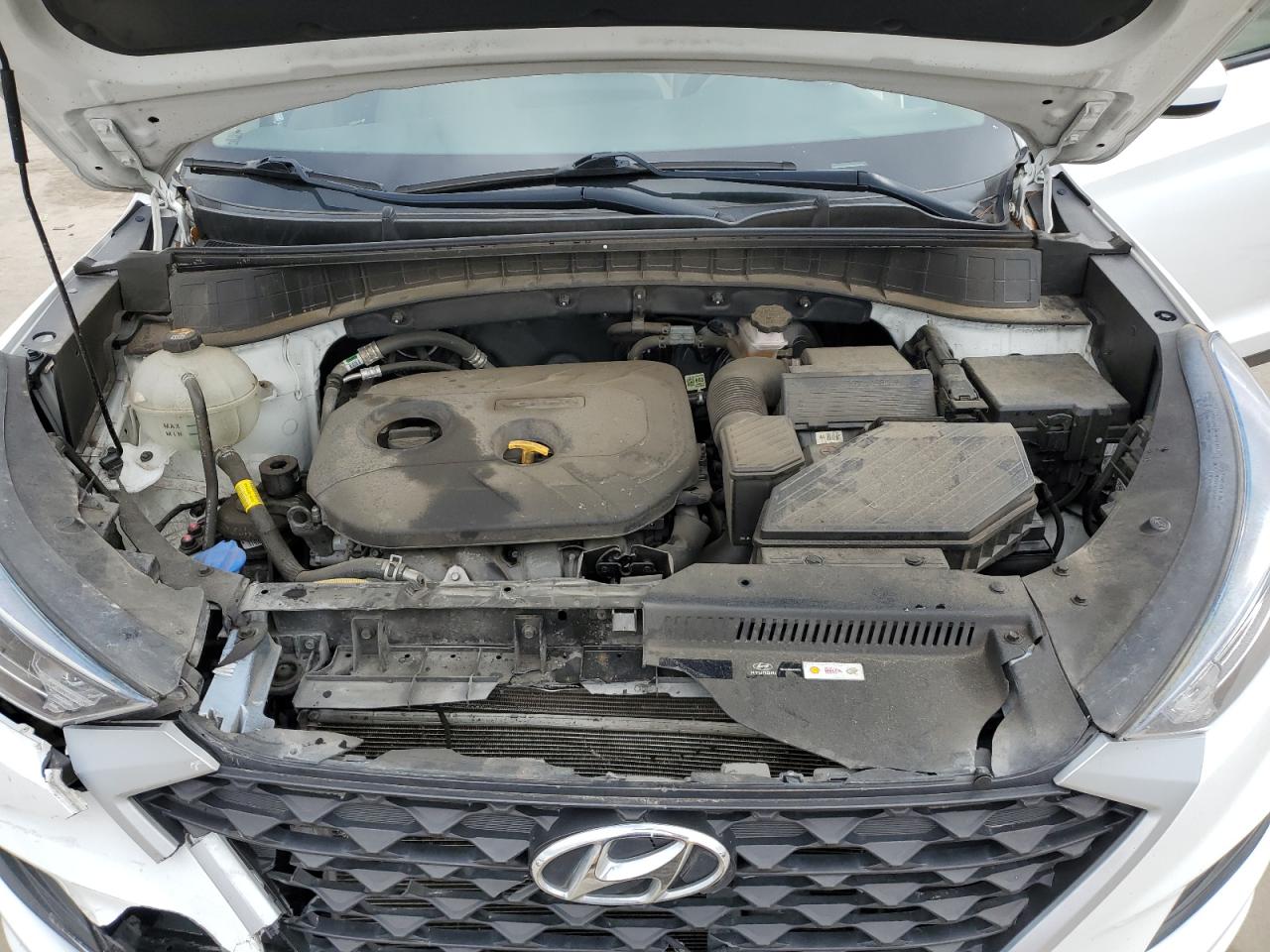 2021 Hyundai Tucson VIN KM8J33A42MU319585 Copart auction photo, front end / rear end damage thumbnail 13