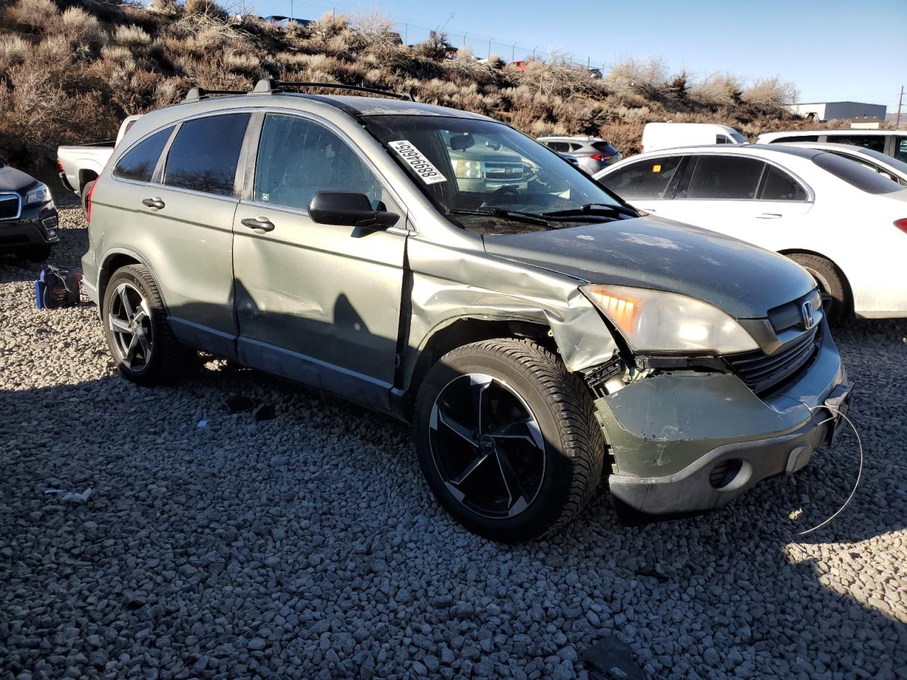 2008 Honda CR-V VIN JHLRE48338C027074 Copart auction photo, all over damage thumbnail 4