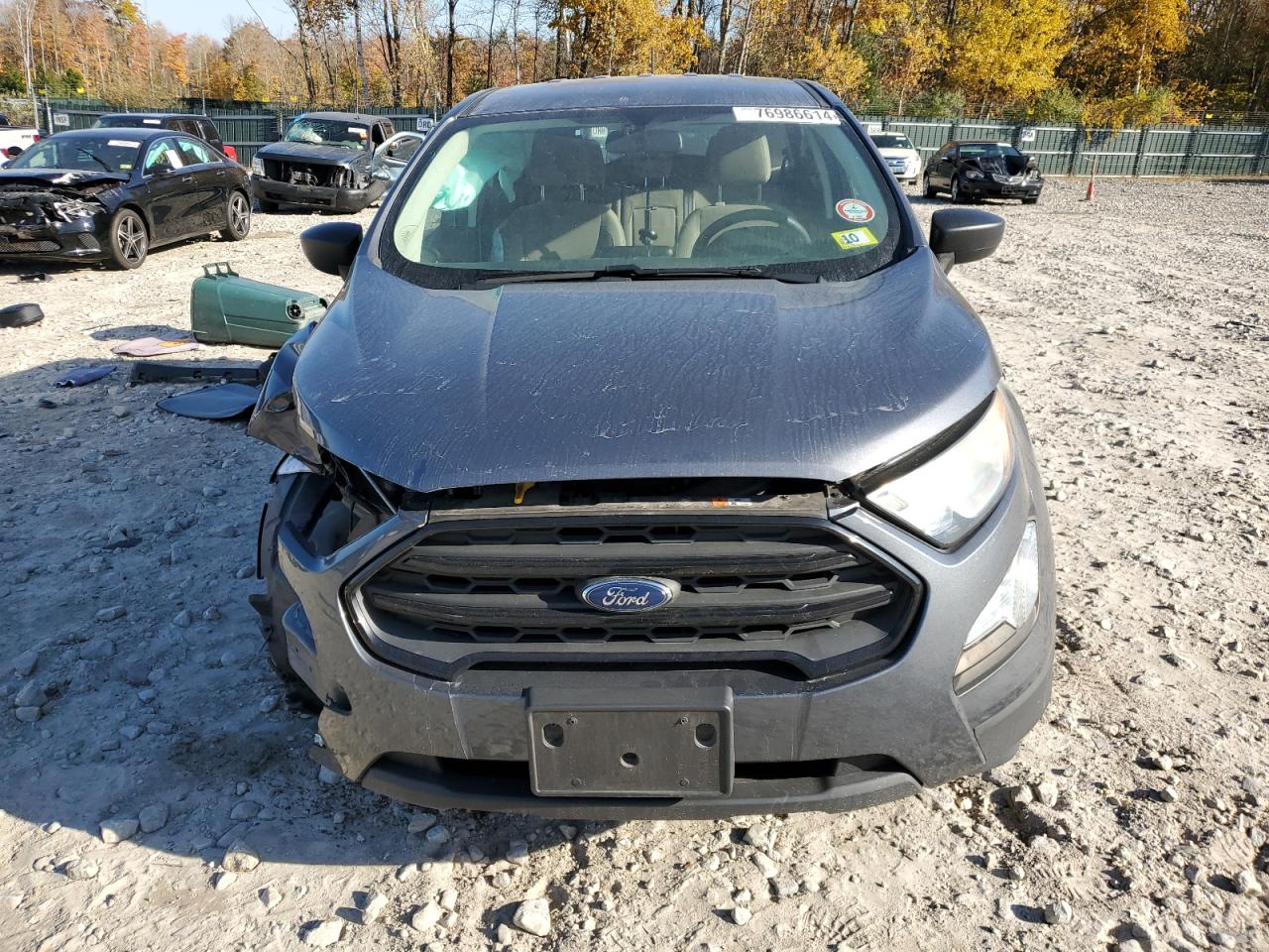 2019 Ford EcoSport VIN MAJ6S3FL8KC265988 Copart auction photo, front end damage thumbnail 5