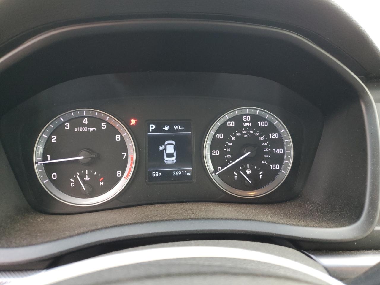 2019 Hyundai Sonata VIN 5NPE24AF3KH819777 Copart auction photo, front end damage thumbnail 9