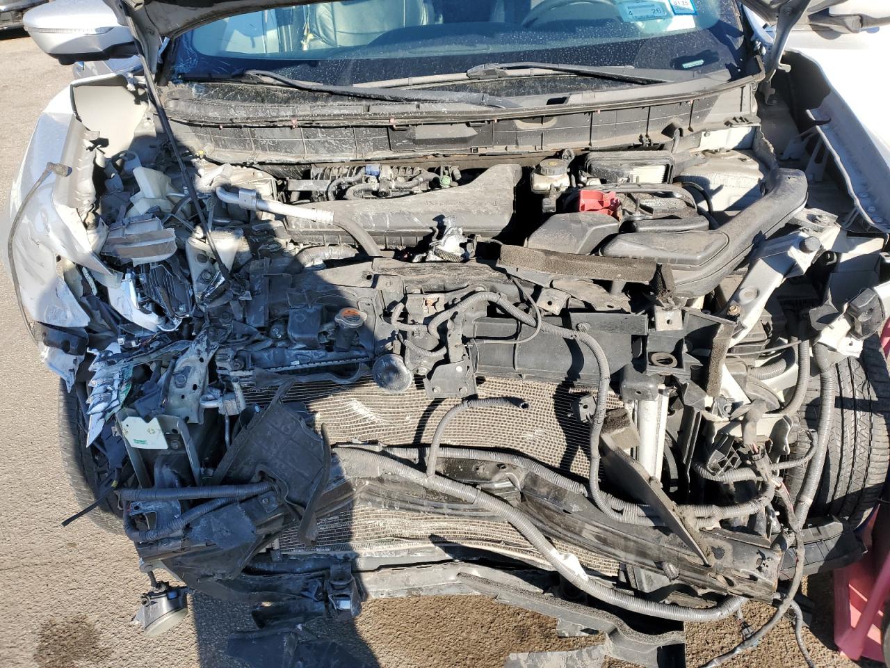 2015 Nissan Rogue VIN 5N1AT2MVXFC828198 Copart auction photo, front end / rear end damage thumbnail 12
