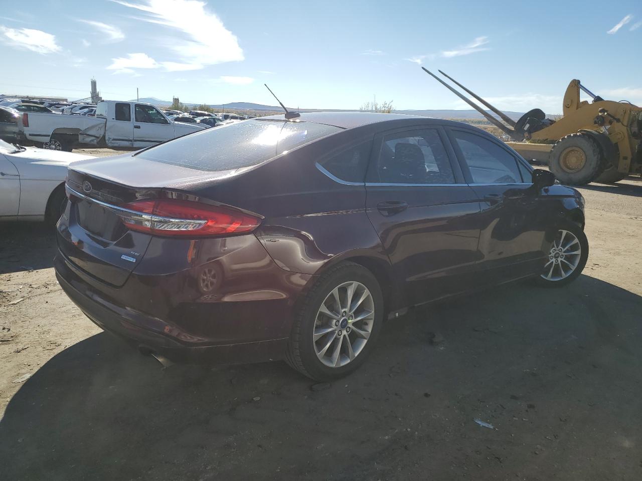 2017 Ford Fusion VIN 3FA6P0HD5HR171065 Copart auction photo, front end / side damage thumbnail 3