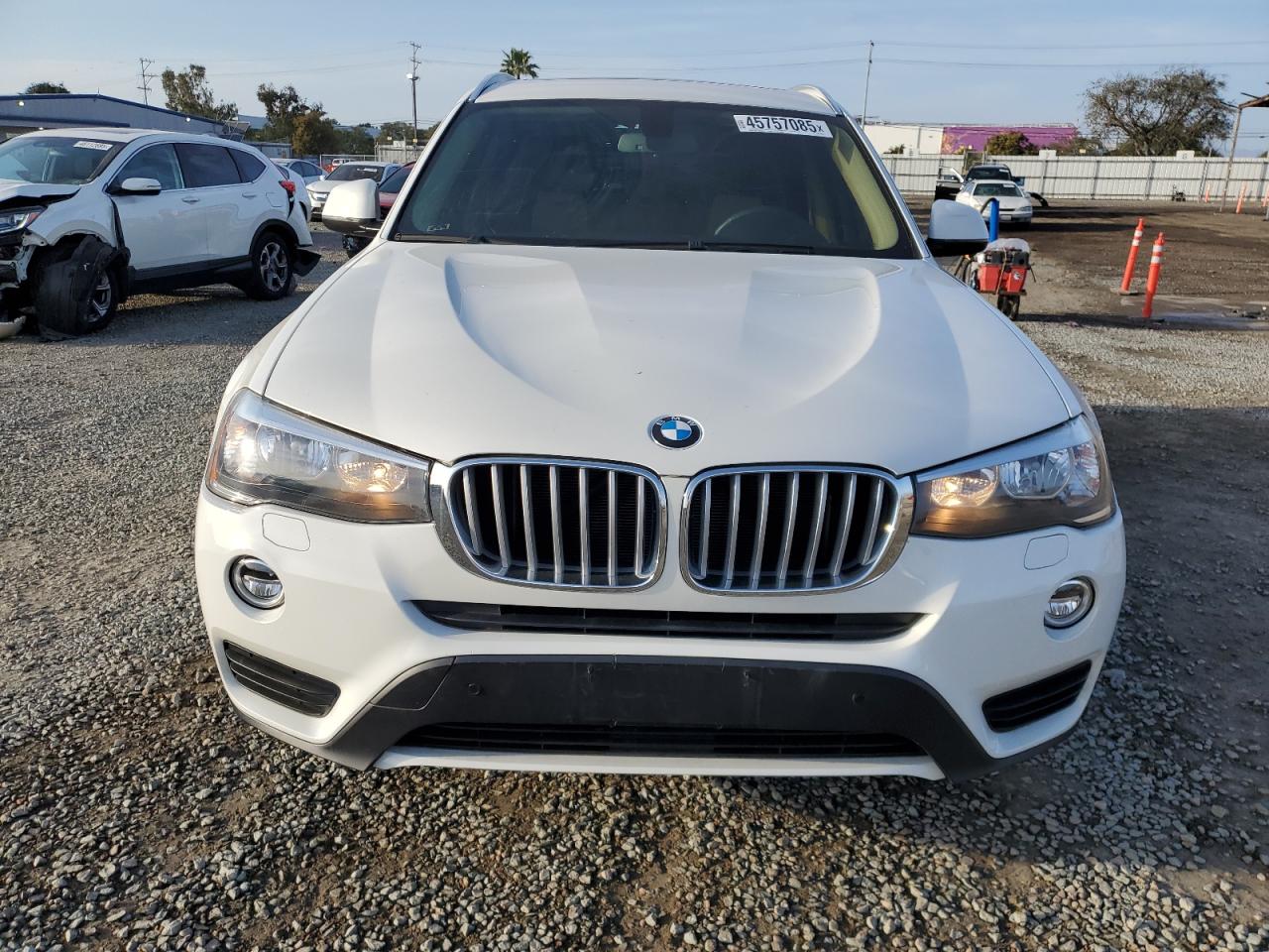 2017 BMW X3 VIN 5UXWZ7C32H0X39430 Copart auction photo, side damage thumbnail 5
