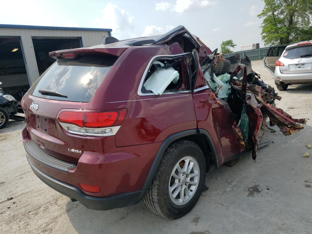 2020 Jeep Grand Cherokee VIN 1C4RJFAG3LC149363 Copart auction photo, all over damage thumbnail 4
