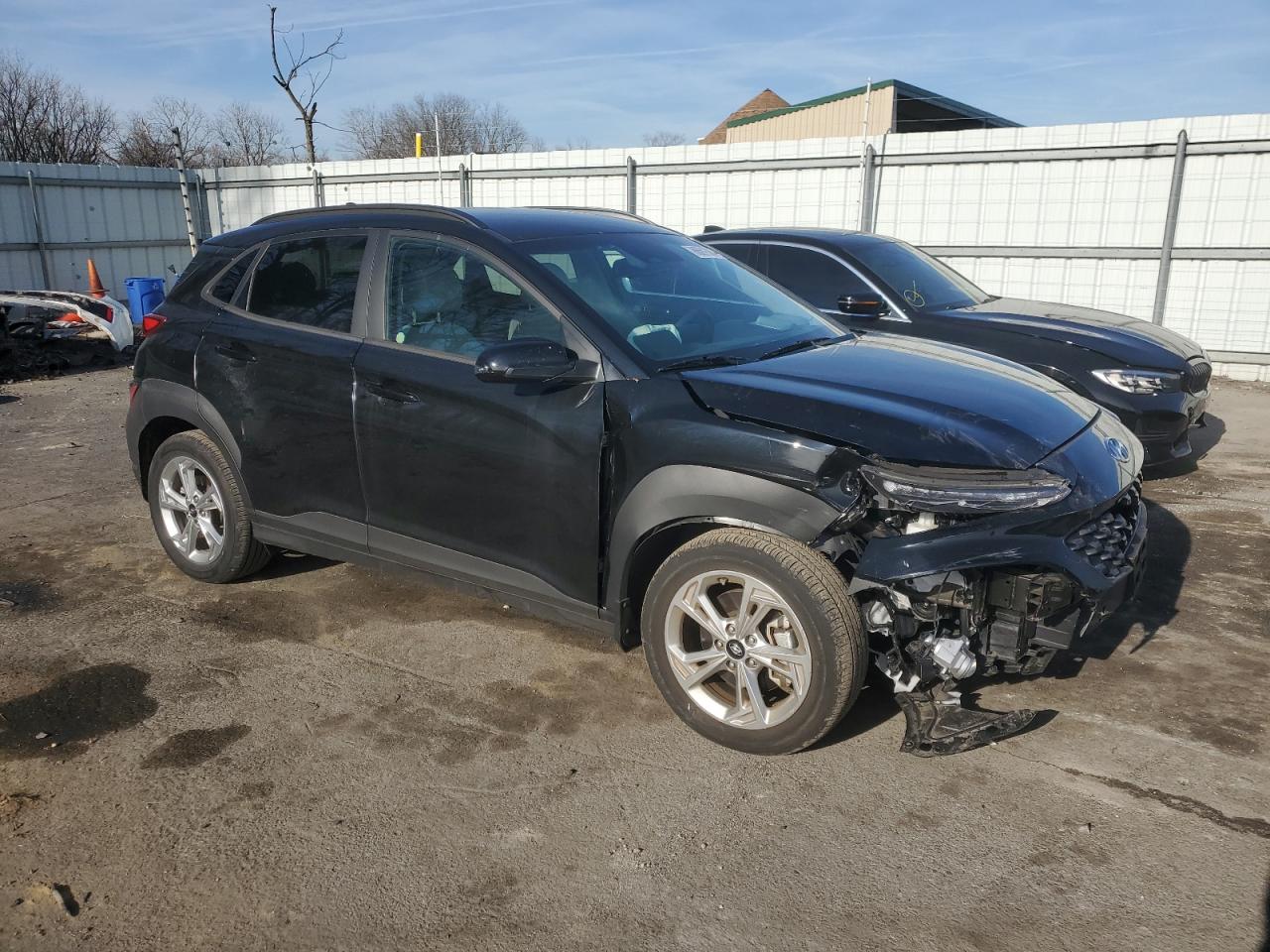 2023 Hyundai Kona VIN KM8K6CAB1PU965389 Copart auction photo, front end damage thumbnail 4