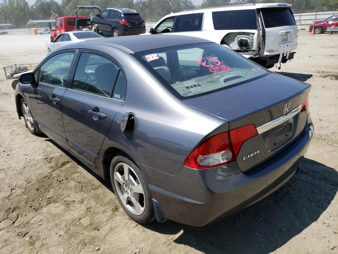 2009 Honda Civic VIN 2HGFA16329H347869 Copart auction photo, front end damage thumbnail 2