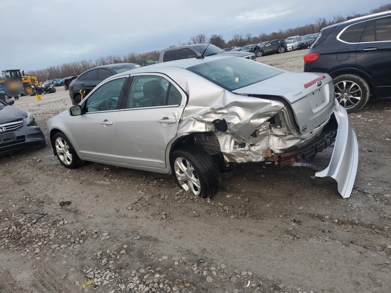 2012 Ford Fusion VIN 3FAHP0HA2CR436905 Copart auction photo, rear end damage thumbnail 2