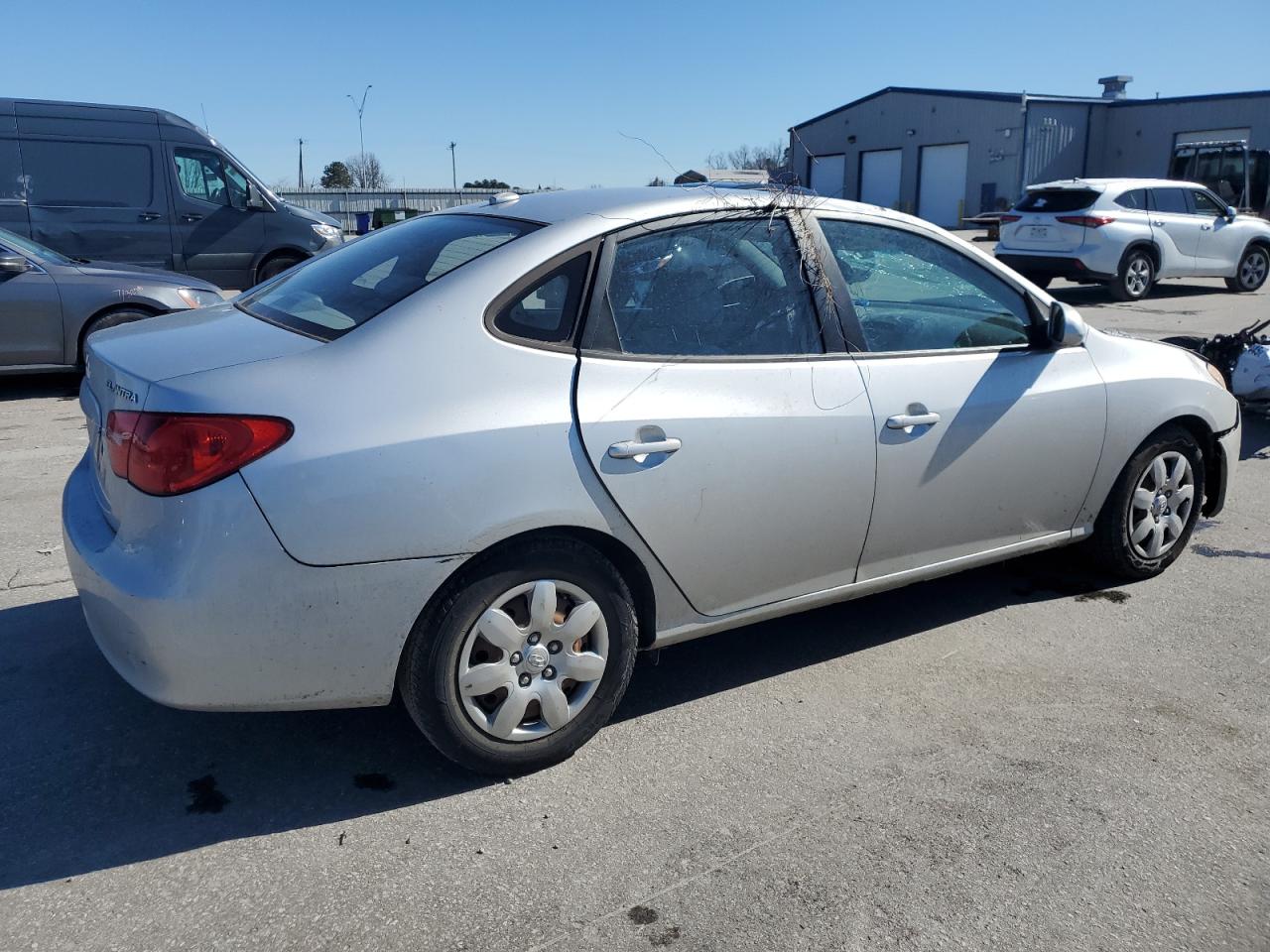 2008 Hyundai Elantra VIN KMHDU46D58U274642 Copart auction photo, all over / rollover damage thumbnail 3
