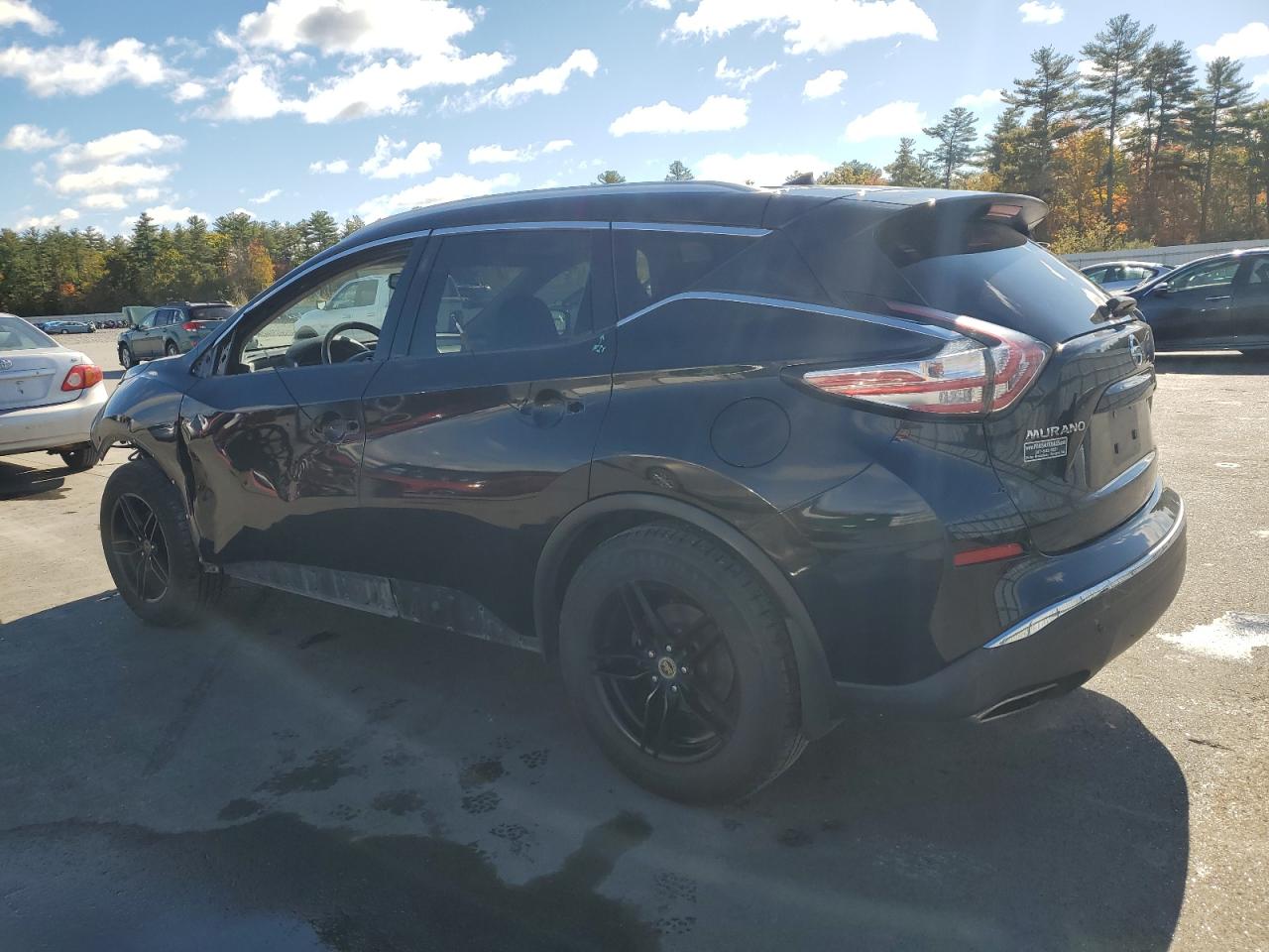 2015 Nissan Murano VIN 5N1AZ2MH3FN221542 Copart auction photo, front end / all over damage thumbnail 2